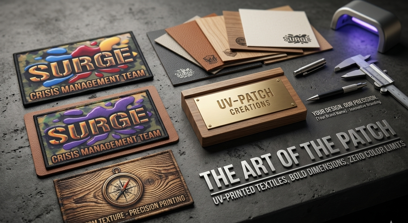 Premium Printed Patches 3.1" x 2"