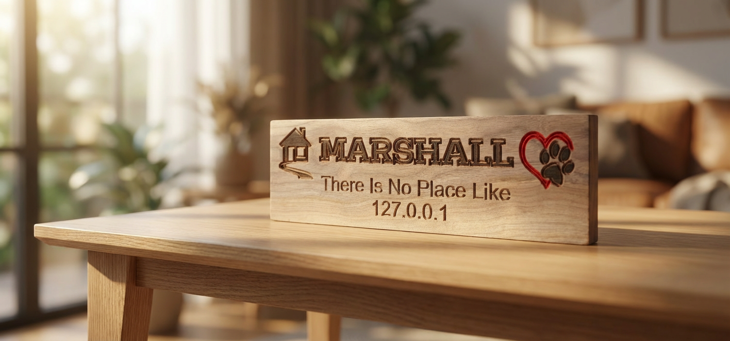 The Foundation Carved Sign